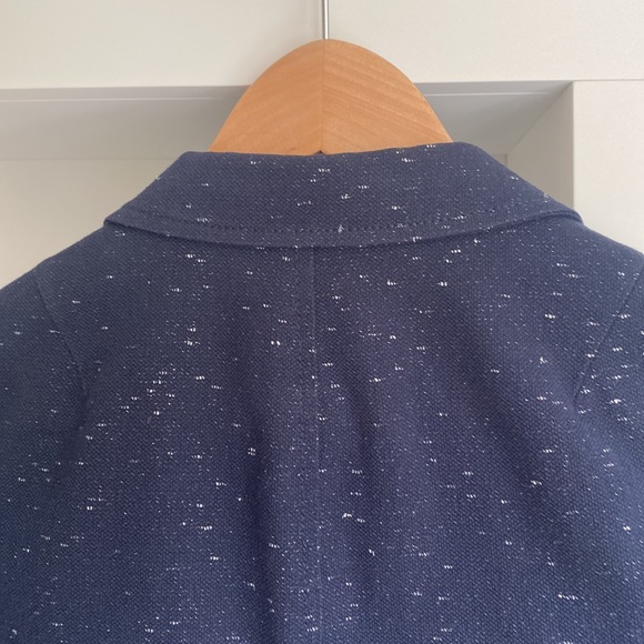 Pink Tartan Navy Blue Blazer with silver accents - Picture 5 of 11